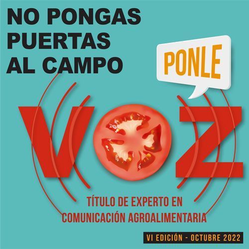 diseño de cartel experto en comunicacion agroalimentaria