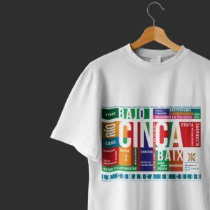 Camiseta Comarca Bajo Cinca | Aisa Publicidad
