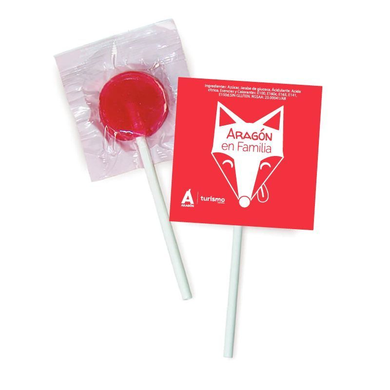Piruleta personalizada ARAGÓN TURISMO