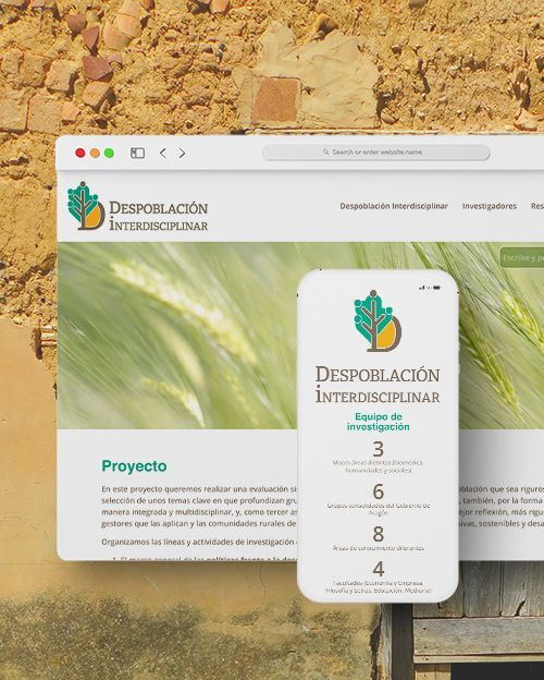 Desarrollo web Proyecto Universidad de Zaragoza DESPOBLACIÓN INTERDISCIPLINAR