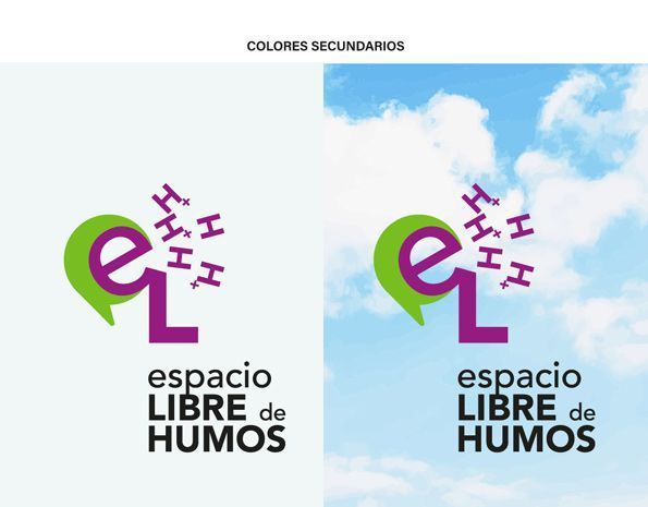 diseño de logotipo espacio libre de humos | Gobierno de Aragón | Aísa Publicidad