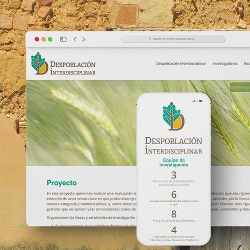 Desarrollo web Proyecto Universidad de Zaragoza DESPOBLACIÓN INTERDISCIPLINAR
